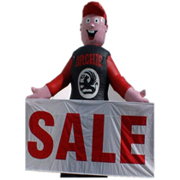inflatable Sale cartoon mascot